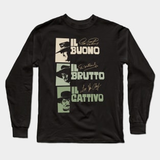 Il Buono, il Brutto, il Cattivo - Sergio Leone Long Sleeve T-Shirt